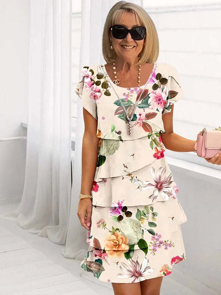 Evelyn Women's Maxi Dress | Floral Print, Flowing Silhouette 1