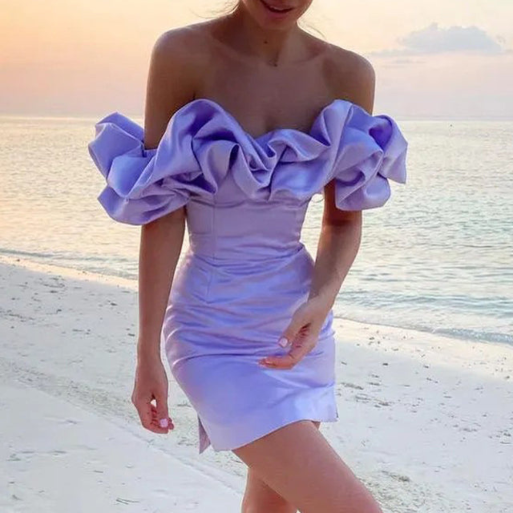 Evelyn Women's Mini Dress | Chic Ruffle Design for Summer Events 2
