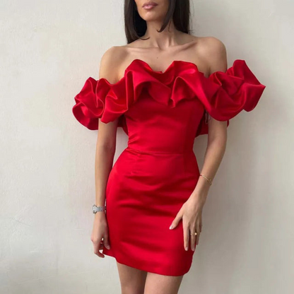 Evelyn Women's Mini Dress | Chic Ruffle Design for Summer Events 3
