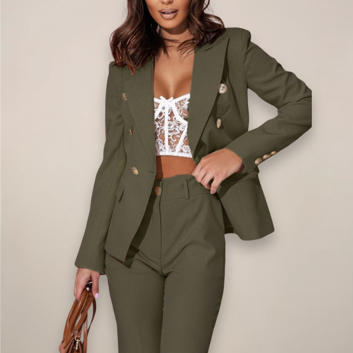 Evelyn Women's Tailored Suit Set | Elegant Spring Design 5