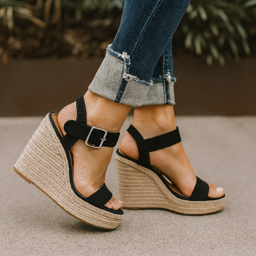 Evelyn Women's Wedge Sandals | Comfortable Open Toe Design, Stylish 2