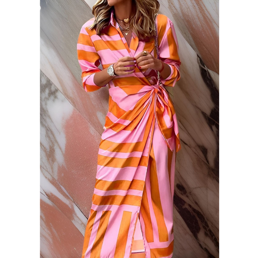 Evelyn Women's Wrap Dress | Soft Fabric, Timeless Elegance 0