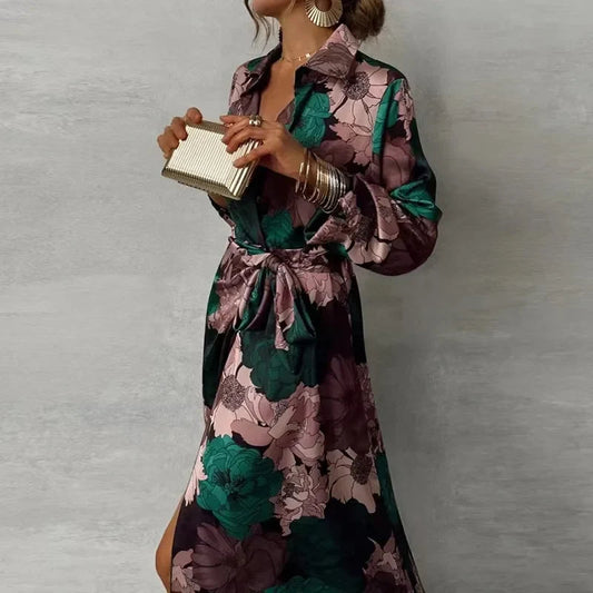 Faye Women's Maxi Dress | Floral Wrap Design, Perfect for Summer 0