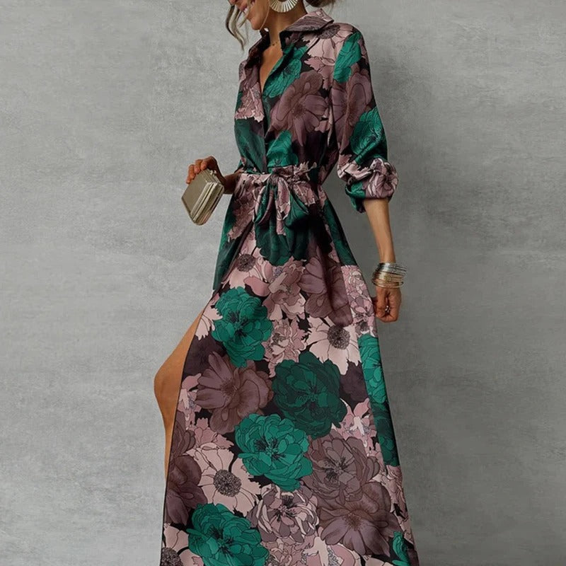 Faye Women's Maxi Dress | Floral Wrap Design, Perfect for Summer 1