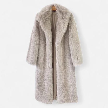 Faye Women's Winter Coat | Oversized Faux Fur Elegance 0