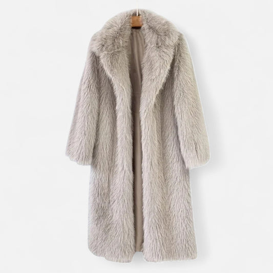 Faye Women's Winter Coat | Oversized Faux Fur Elegance 0