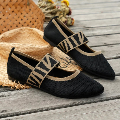 Fina Women's Ballet Flats | Classic Black Design, Comfortable Fit 5