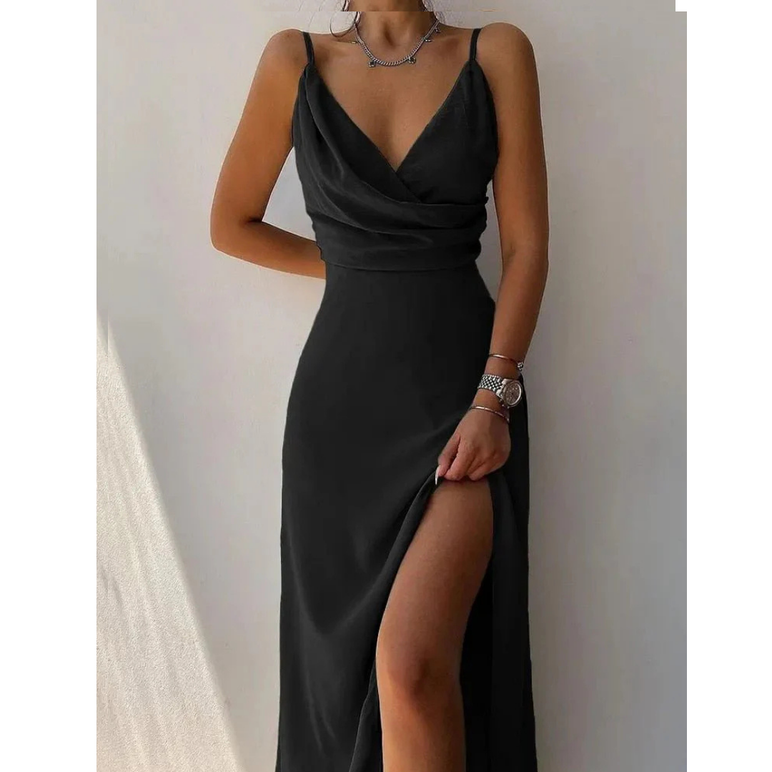 Fina Women's Maxi Dress | Floral Wrap Design, Everyday Elegance 2