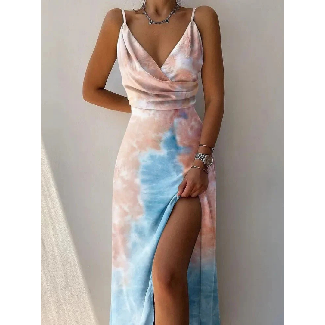 Fina Women's Maxi Dress | Floral Wrap Design, Everyday Elegance 4
