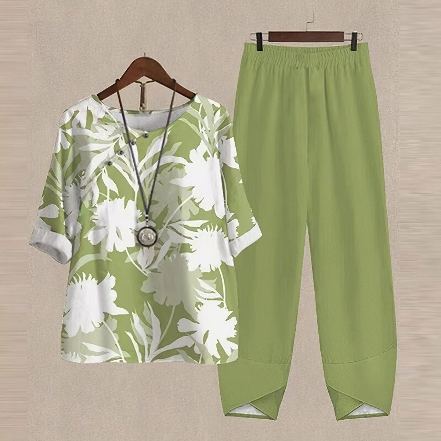 Fina Women's Two-Piece Set | Airy Fabric, Casual Style 3