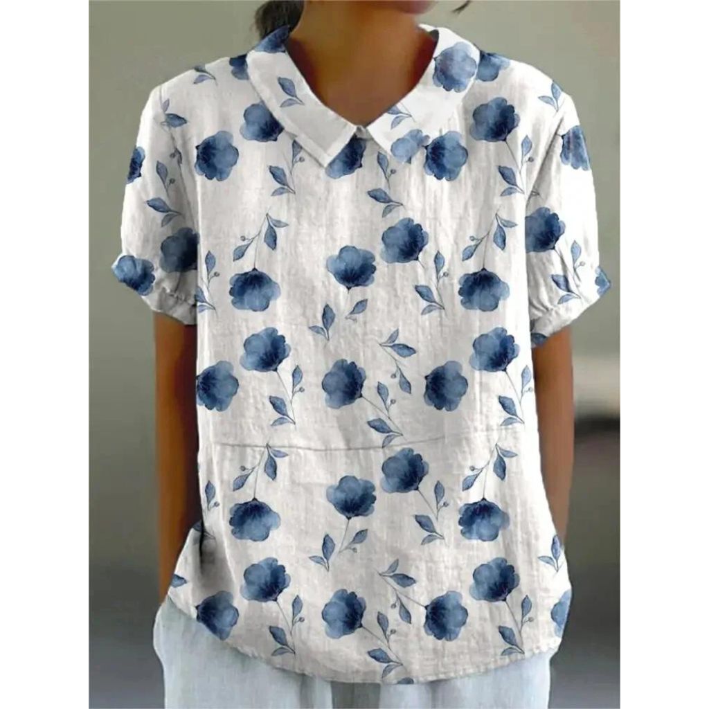 Fiona Women's Floral Blouse | Airy Comfort, Casual Style 1