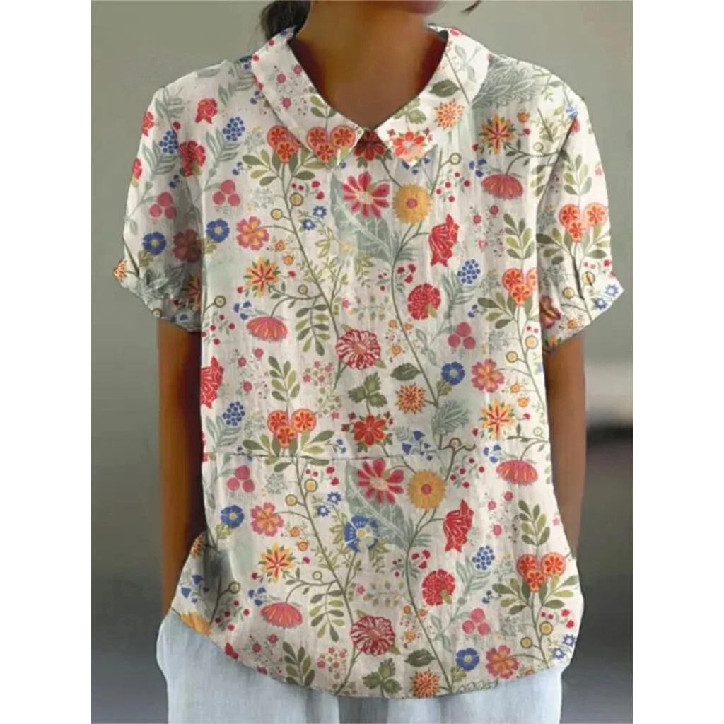Fiona Women's Floral Blouse | Airy Comfort, Casual Style 2