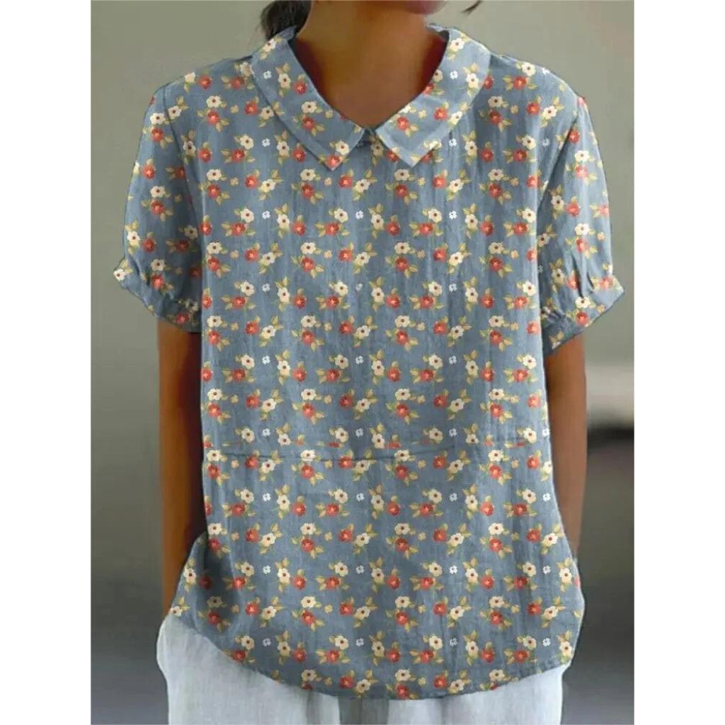 Fiona Women's Floral Blouse | Airy Comfort, Casual Style 4