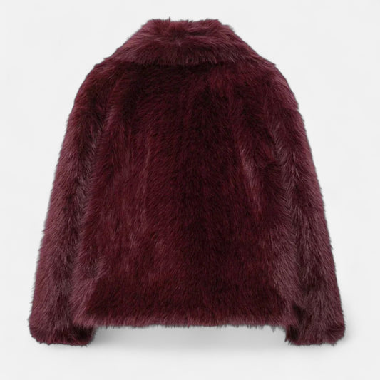 Fiona Women's Jacket | Cropped Faux Fur Design, Chic & Versatile 1