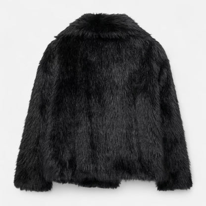 Fiona Women's Jacket | Cropped Faux Fur Design, Chic & Versatile 4