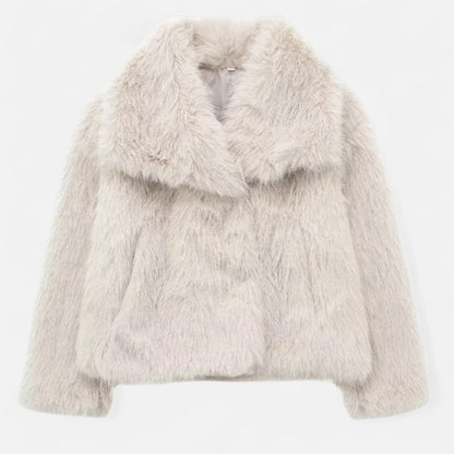 Fiona Women's Jacket | Cropped Faux Fur Design, Chic & Versatile 9