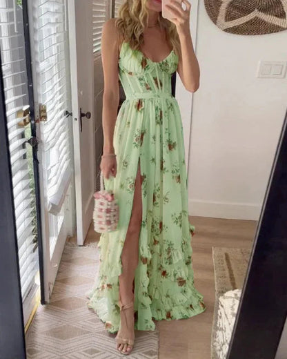 Fiona Women's Maxi Dress | Floral Print, Elegant Summer Style 1