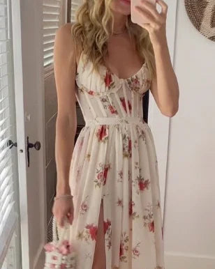Fiona Women's Maxi Dress | Floral Print, Elegant Summer Style 3