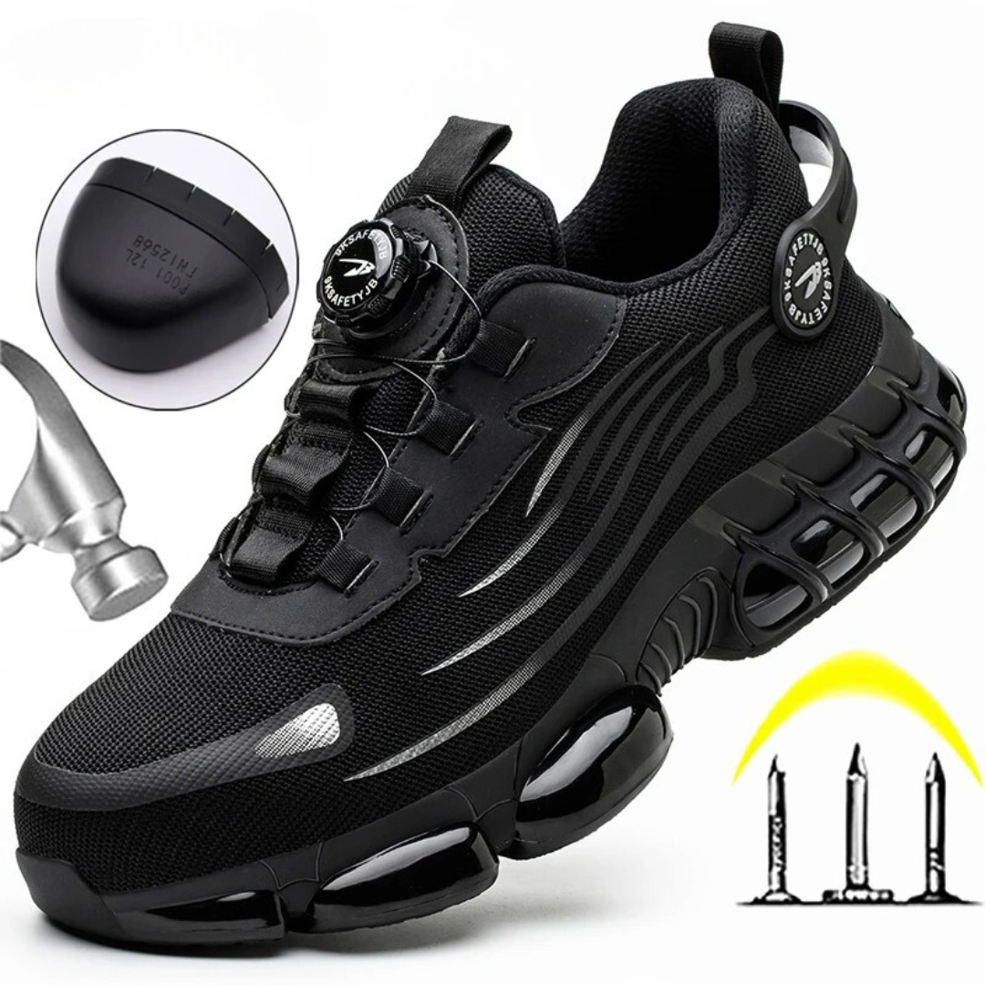 Flyknit Safety Shoes for Men | Steel Toe Protection, Lightweight 0