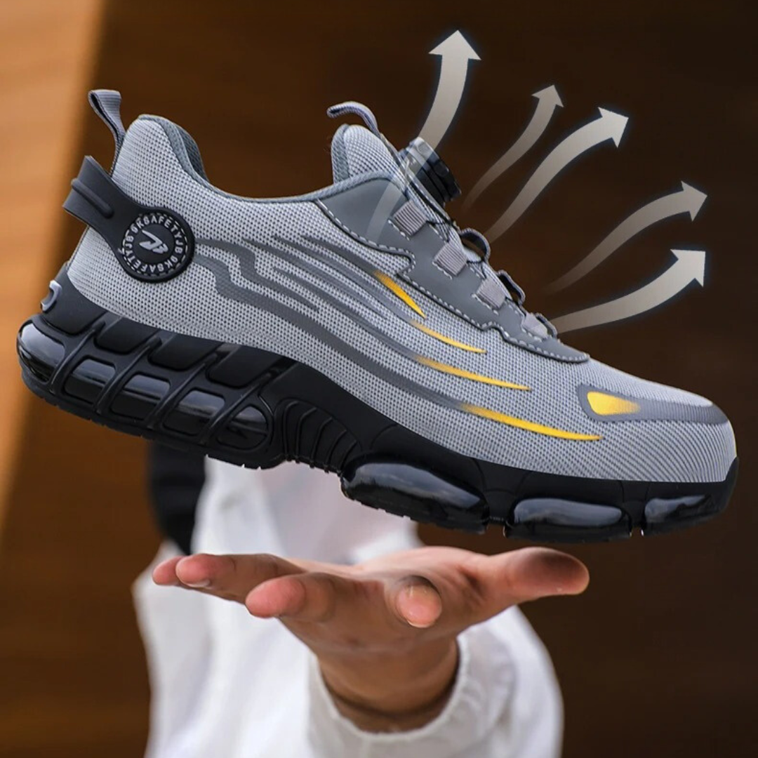 Flyknit Safety Shoes for Men | Steel Toe Protection, Lightweight 2