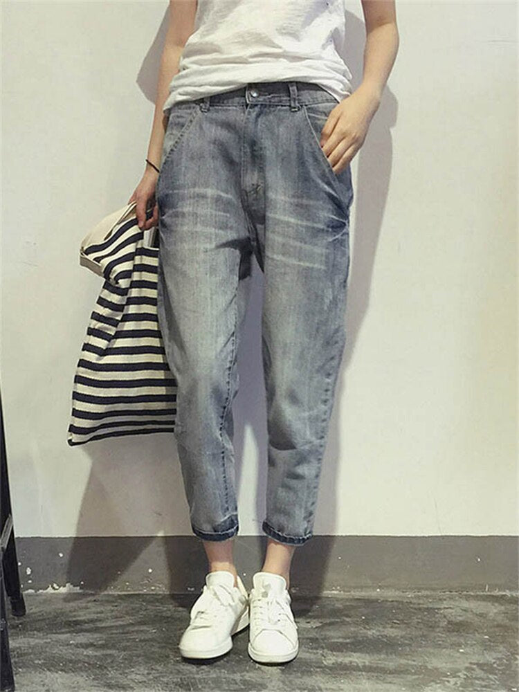 Gina Women's Cropped Jeans | Trendy Gray Tone, Modern Design 0