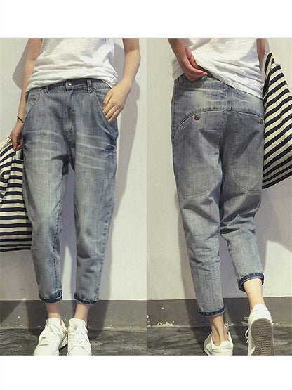 Gina Women's Cropped Jeans | Trendy Gray Tone, Modern Design 1