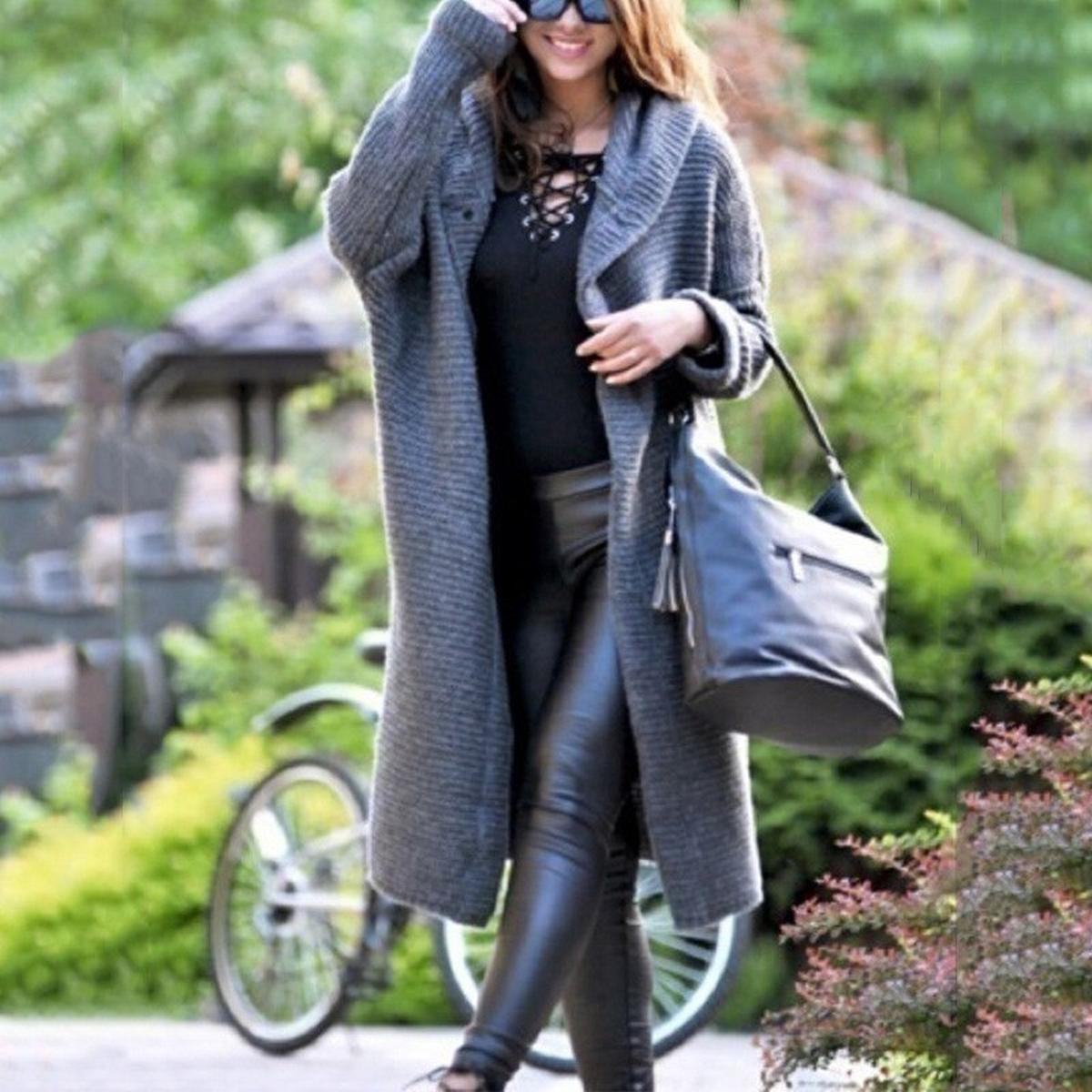 Gina Women's Long Cardigan | Cozy Hooded Design, Relaxed Fit 3