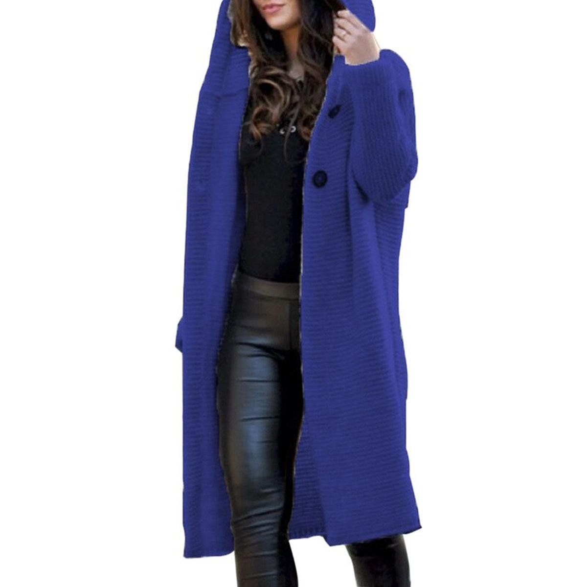 Gina Women's Long Cardigan | Cozy Hooded Design, Relaxed Fit 4