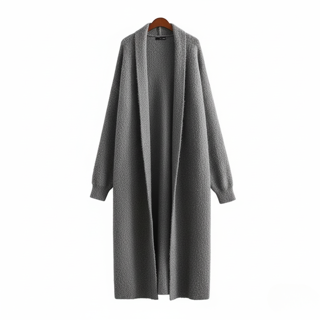 Gina Women's Longline Cardigan | Soft Textured Fabric 4