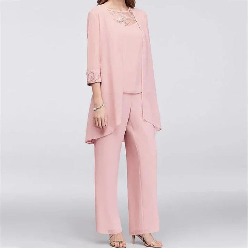 Gina Women's Matching Top and Trousers Set | Elegant Spring Style, Comfortable Fit 0