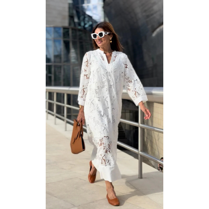 Gina Women's Maxi Dress | A-Line Silhouette, Elegant Summer Dress 2