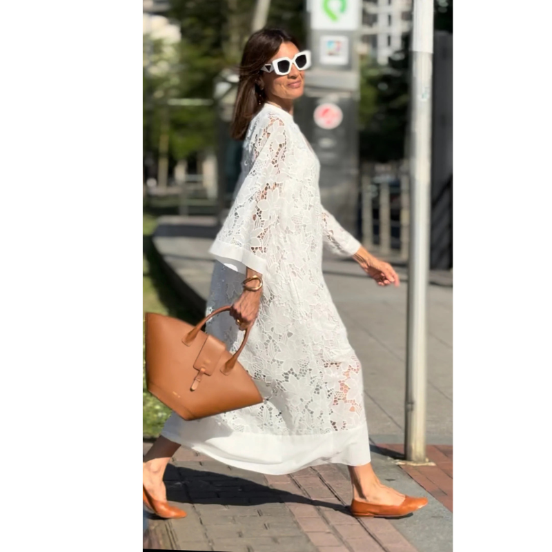 Gina Women's Maxi Dress | A-Line Silhouette, Elegant Summer Dress 3