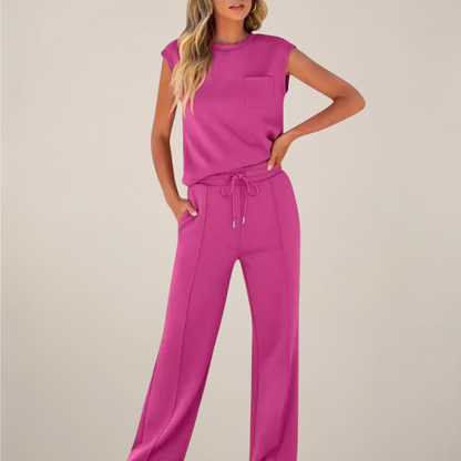 Gina Women's Relaxed Pants Set | Effortless Comfort for Spring 3