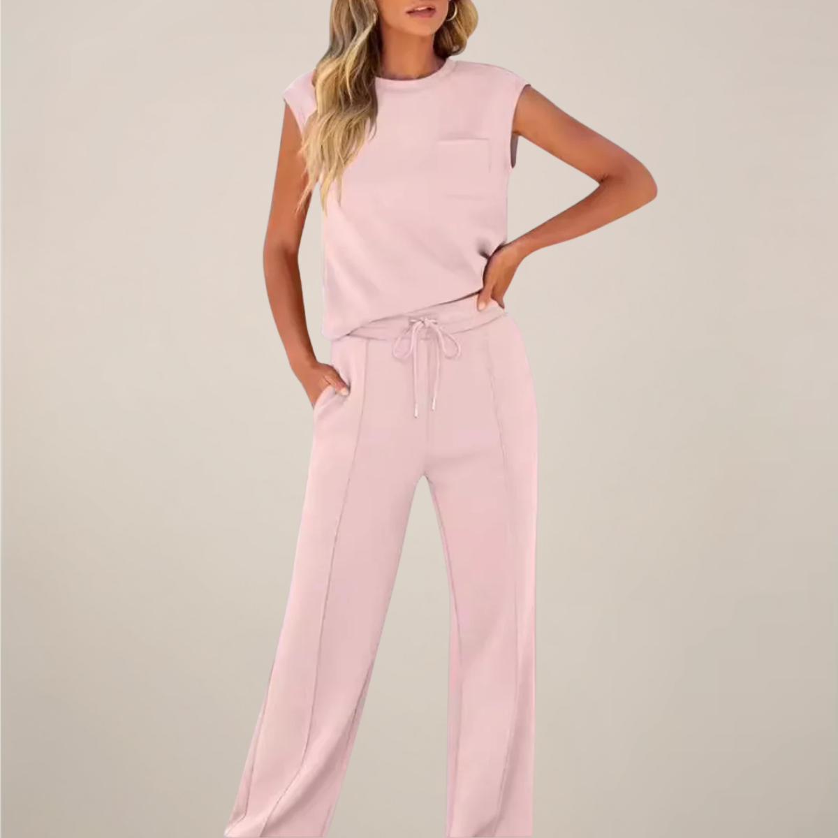 Gina Women's Relaxed Pants Set | Effortless Comfort for Spring 4