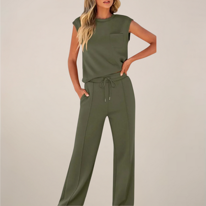 Gina Women's Relaxed Pants Set | Effortless Comfort for Spring 5