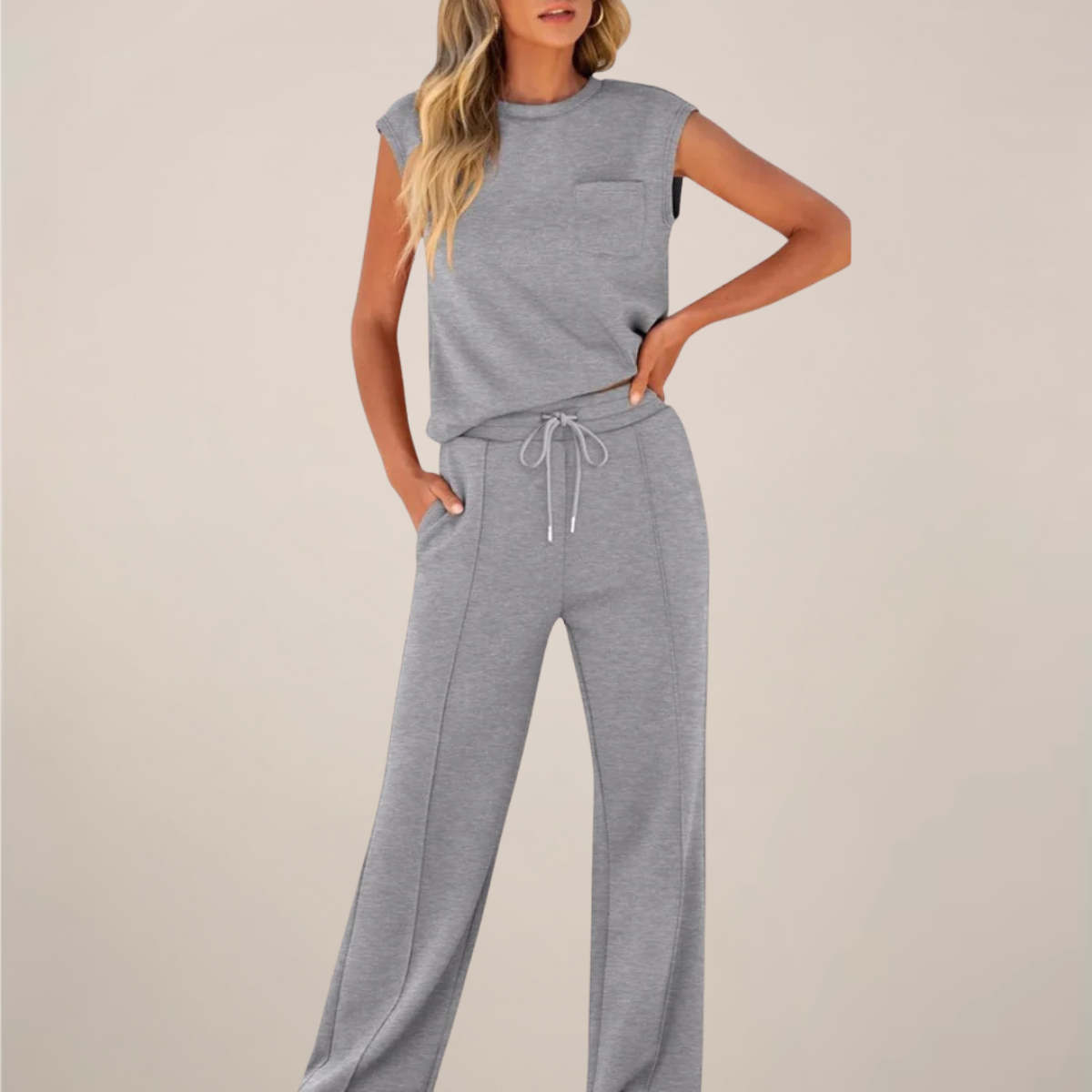 Gina Women's Relaxed Pants Set | Effortless Comfort for Spring 6