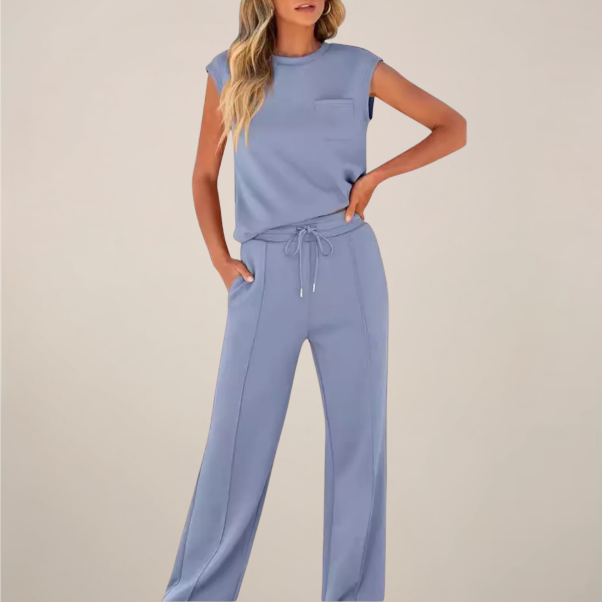 Gina Women's Relaxed Pants Set | Effortless Comfort for Spring 8