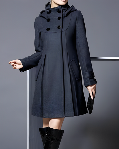 Gina Women's Winter Coat | Double-Breasted, Elegant Design 2
