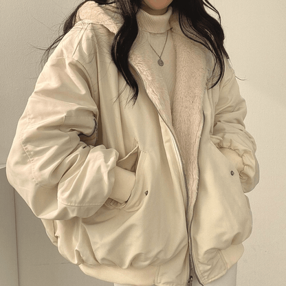 Gina Women's Zip Jacket | Cozy Oversized Fit 10