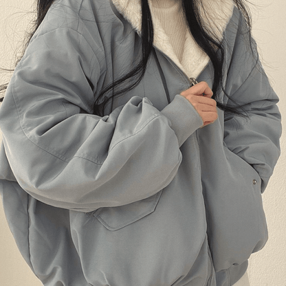 Gina Women's Zip Jacket | Cozy Oversized Fit 2