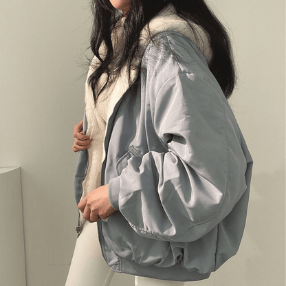 Gina Women's Zip Jacket | Cozy Oversized Fit 3