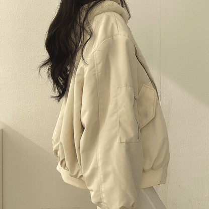 Gina Women's Zip Jacket | Cozy Oversized Fit 4
