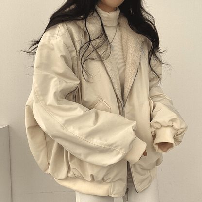 Gina Women's Zip Jacket | Cozy Oversized Fit 5