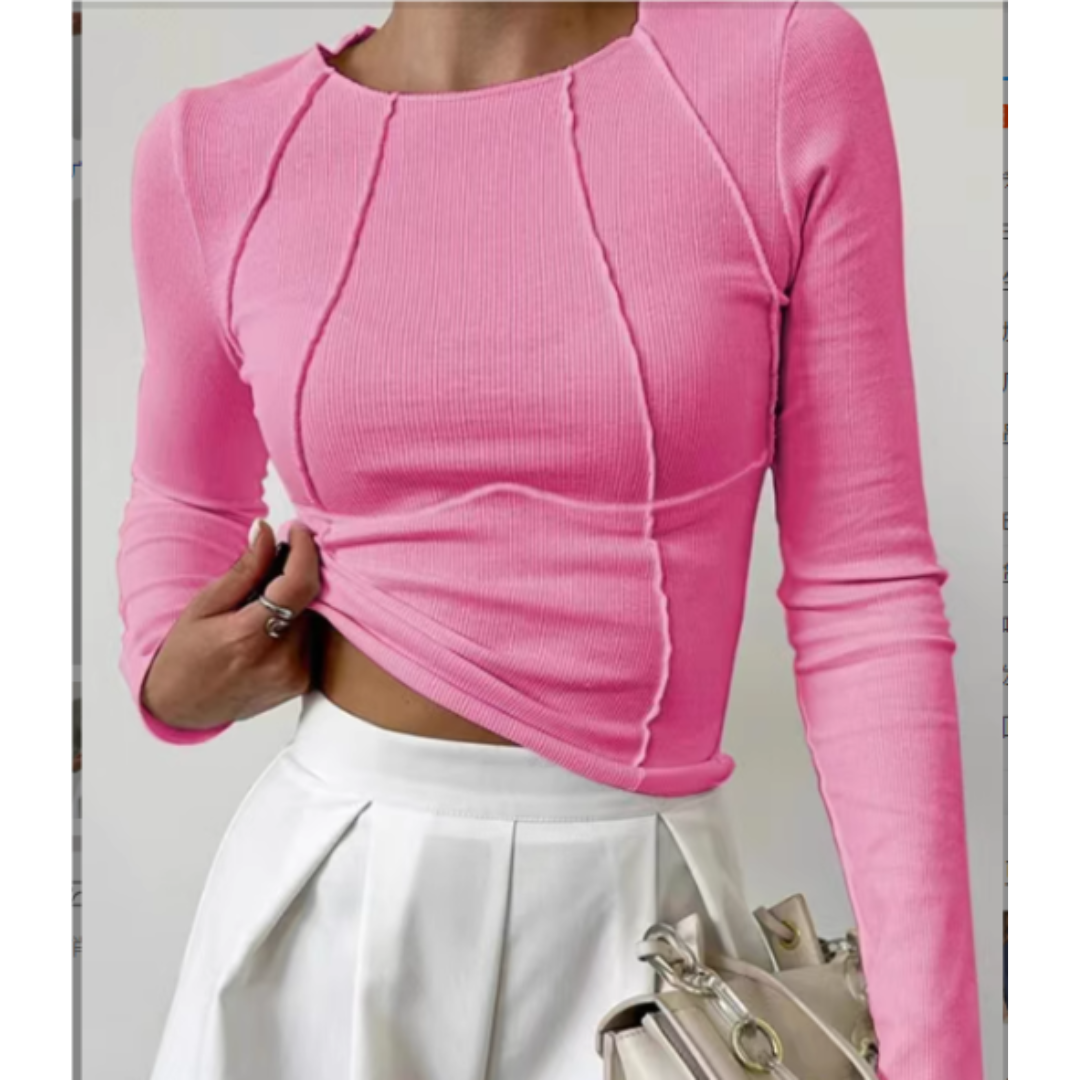 Hannah Women's Casual Top | Comfortable Knitted Fabric, Slim Fit 4