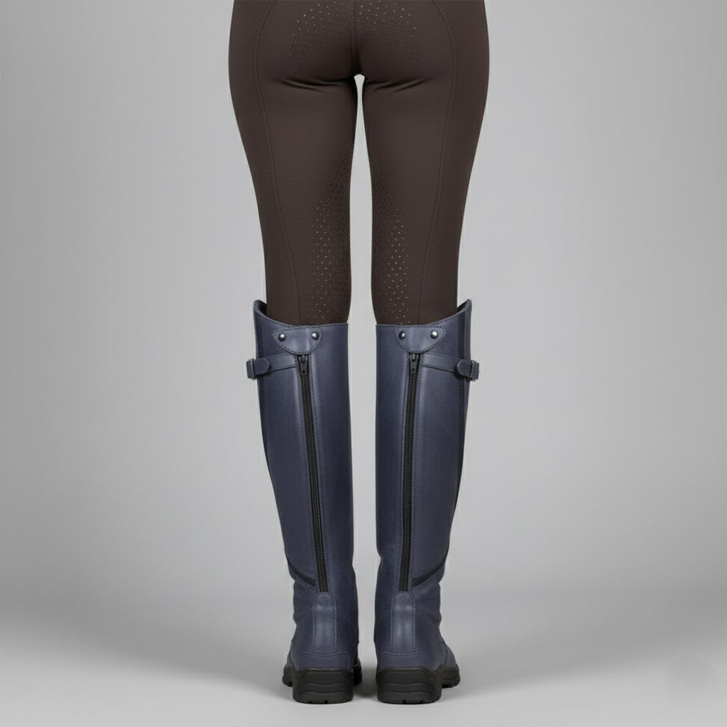 Hannah Women's Leather Riding Boots | Orthopaedic Design, Black Tall Style 5