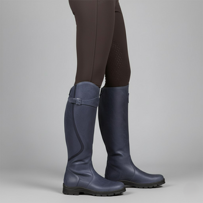 Hannah Women's Leather Riding Boots | Orthopaedic Design, Black Tall Style 7