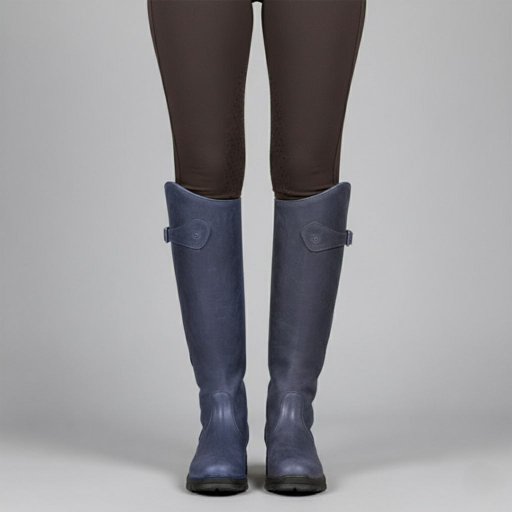 Hannah Women's Leather Riding Boots | Orthopaedic Design, Black Tall Style 8