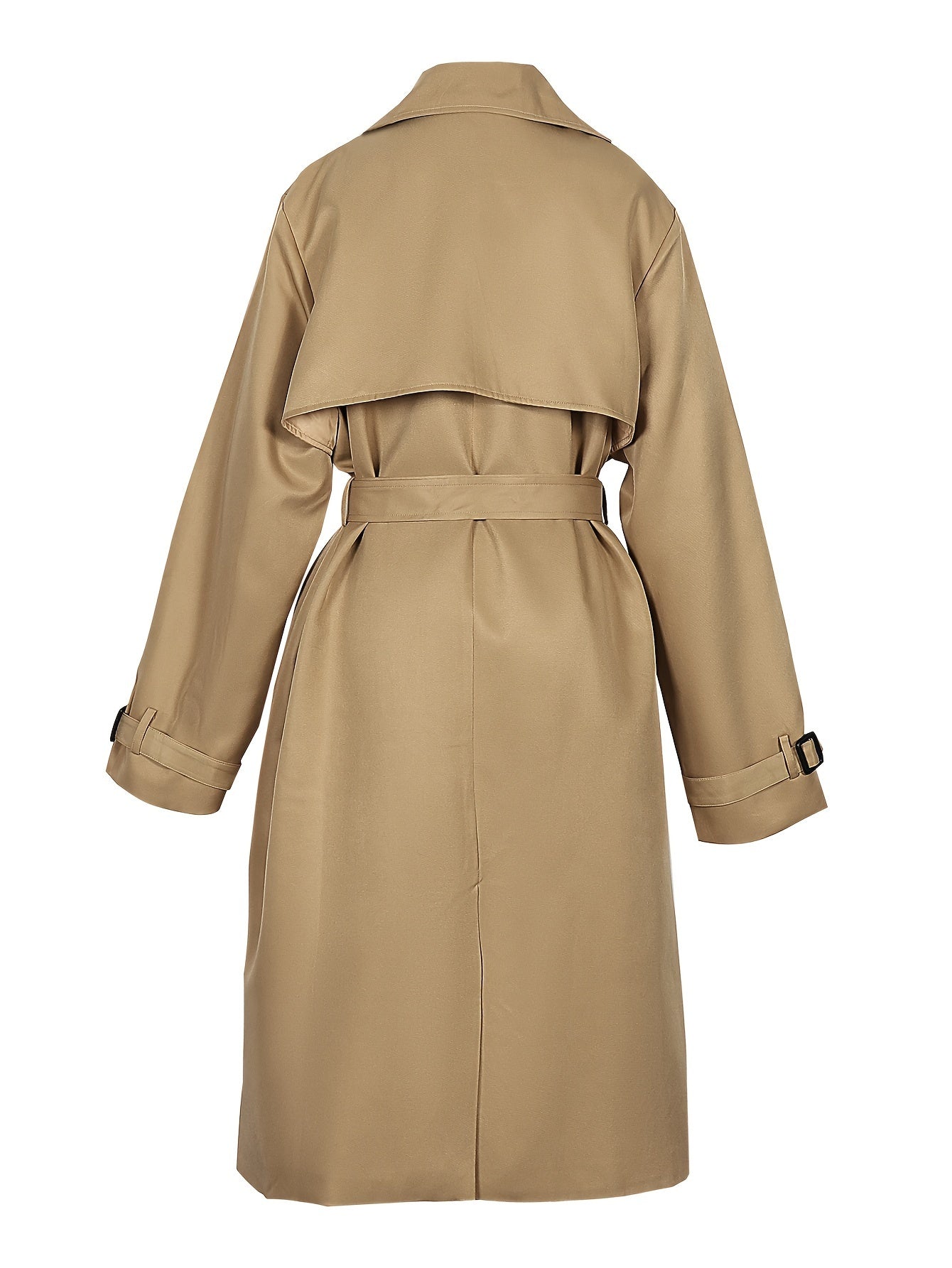 Hannah Women's Longline Trench Coat | Elegant Tailored Design 2