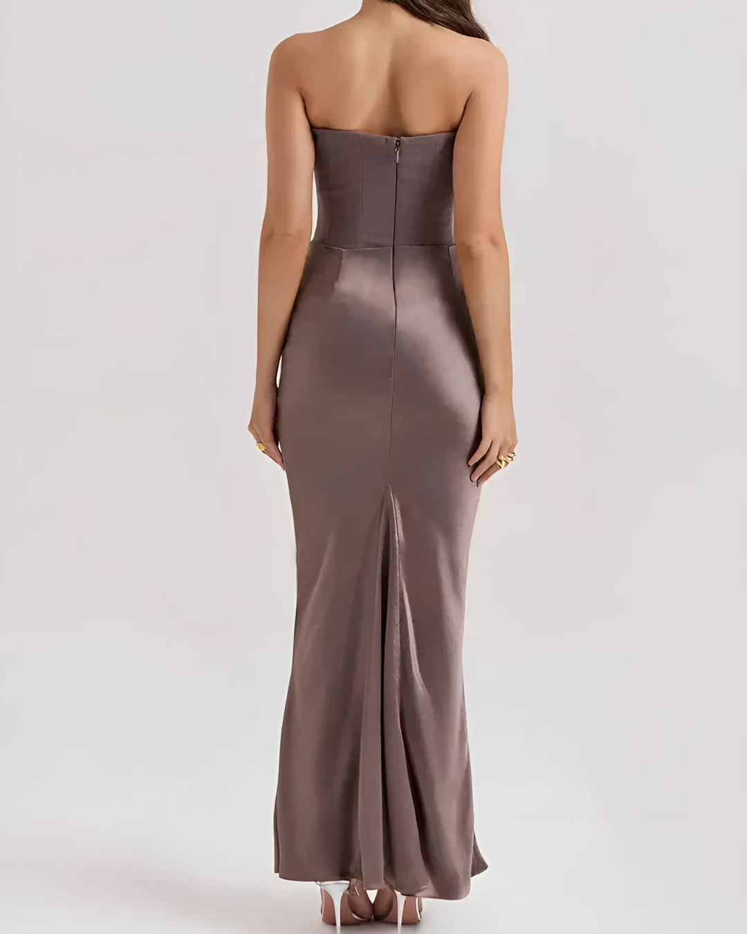 Hannah Women's Maxi Dress | Elegant Draped Design for Formal Events 1