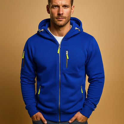 Harlan Men's Hoodie | Zip-Up, Soft Fabric, Functional Design 2